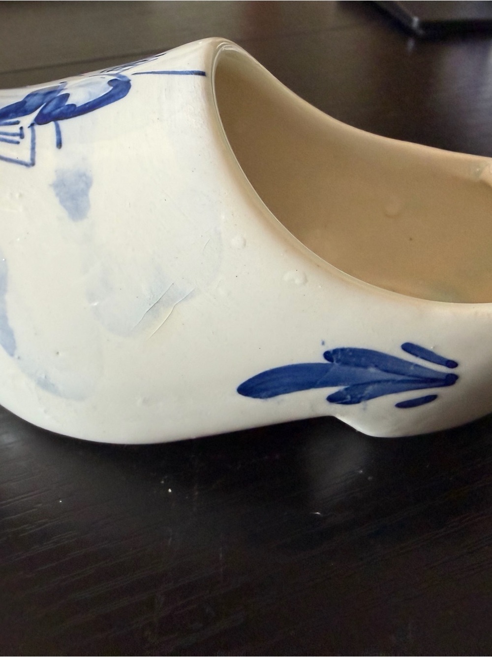Delft Blue and White Ceramic Clog - Holland
